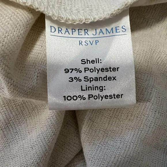 Draper James RSVP Size XXL Puffed Sleeve Tiered Dress Gold Cream Plus Size Midi - Picture 10 of 13